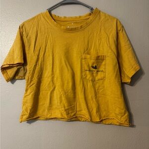 Southern Marsh Mustard Pocket Crop T-Shirt
